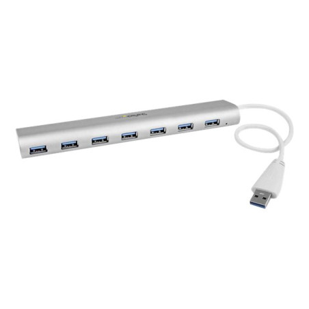 StarTech.com Hub USB 3.0 a 7 porte compatto con cavo integrato