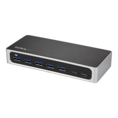 StarTech.com Hub USB-C a 7 porte - 5x USB-A + 2 USB-C - USB 3.0 - Hub Alimentato