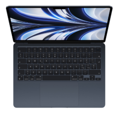 Apple MacBook Air 13-inch : M2 chip with 8-core CPU and 8-core GPU, 256GB - Midnight