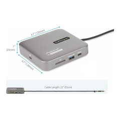 Adattatore Multiporta USB-C 2 HDMI 4K/PD