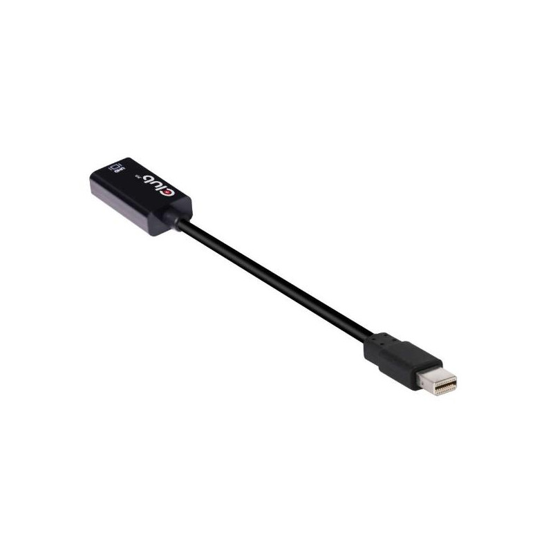 CLUB3D MINI DISPLAY PORT 1.4 MALE TO HDMI 2.0 FEMALE 4K 60HZ UHD/ 3D ACTIVE ADAPTER - HDR SUPPORT