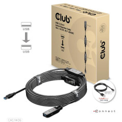 CLUB3D CAC-1406 cavo USB 15 m USB 3.2 Gen 1 (3.1 Gen 1) USB A Nero