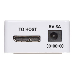 Tripp Lite U360-007C-2X3 hub di interfaccia USB 3.2 Gen 1 (3.1 Gen 1) Micro-B 5000 Mbit/s Bianco