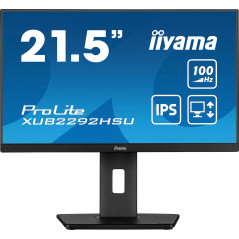 21,5" ETE IPS-panel, 1920x1080@100Hz, 15cm Height Adj. Stand, Pivot, 250cd/m, Speakers, HDMI, DisplayPort, 0,4ms MPRT, FreeSync