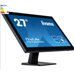 iiyama ProLite T2736MSC-B1 - Monitor a LED - 27" - touchscreen - 1920 x 1080 Full HD (1080p) @ 60 Hz - A-MVA - 300 cd/m - 3000:1