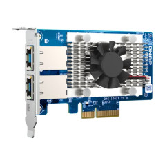 QNAP SCHEDA DI RETE DUAL-PORT (10GBASE-T) 10GBE NETWORK EXPANSION CARD, INTEL X710, PCIE GEN3 X4