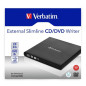 Verbatim Slimline CD/DVD lettore di disco ottico DVD-RW Nero