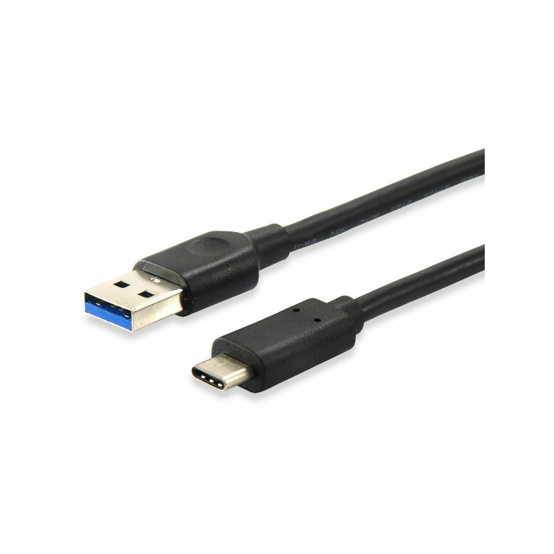 Equip 12834107 cavo USB 1 m USB 3.2 Gen 2 (3.1 Gen 2) USB A USB C Nero