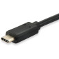 Equip 12834107 cavo USB 1 m USB 3.2 Gen 2 (3.1 Gen 2) USB A USB C Nero