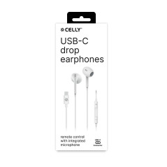 DROP STEREO EARPHONES USB-C WH