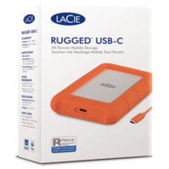 1TB LACIE PORTABLE HDD RUGGED USB-C