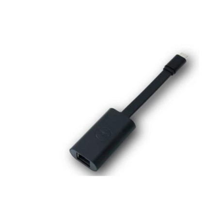 Dell - Adattatore di rete - USB-C - Gigabit Ethernet - nero - per Latitude 73XX, 9420 2-in-1, 95XX, Precision Mobile Workstation