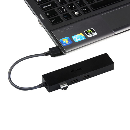 I-TEC USB 3.0 SLIM HUB 3 PORT + GIGABIT ETHERNET ADAPTER