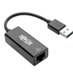 Tripp Lite USB 3.0 SuperSpeed to Gigabit Ethernet Adapter RJ45 10/100/1000 Mbps - Adattatore di rete - USB 3.0 - Gigabit Etherne
