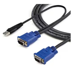 StarTech.com Cavo sottile KVM USB 2 in 1 1 m c.a.