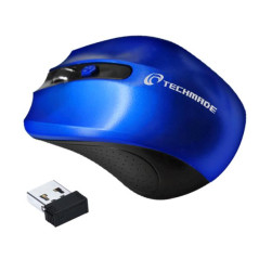 Techmade TM-XJ30-BL mouse Ambidestro RF Wireless Ottico 1600 DPI