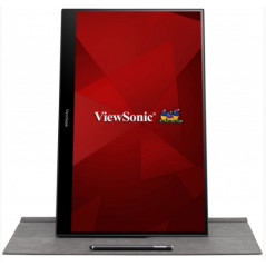 Viewsonic TD1655 monitor touch screen 39,6 cm (15.6") 1920 x 1080 Pixel Multi-touch Multi utente Nero, Argento