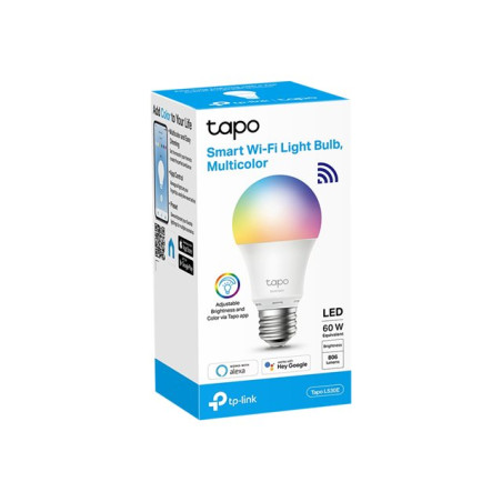 TP-Link Tapo L530E soluzione di illuminazione intelligente Lampadina intelligente 8,7 W Metallico, Bianco Wi-Fi