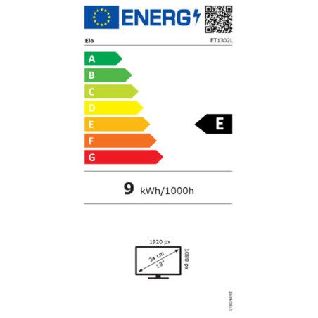 Monitoring Elo Touch Systems E683595 Full HD 13,3" 50-60 Hz
