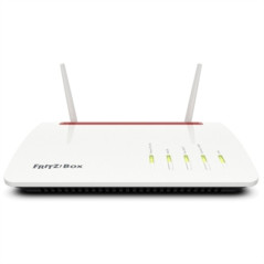 FRITZ!Box 6890 LTE INT wireless router Gigabit Ethernet Dual-band (2.4 GHz / 5 GHz) 4G Red, White