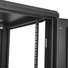 StarTech.com RK2433BKM rack cabinet 24U Freestanding rack Black
