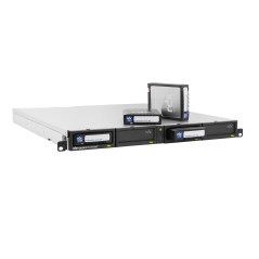 Overland-Tandberg O-T RDX QuikStation 4 RM, 4-Bay, 4x 1Gb Ethernet, removable disk array, 1U rackmount