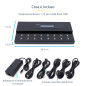 StarTech.com Docking Station per Unità Flash USB - Duplicatore/Eraser Standalone 1:15 per Chiavette USB consente la copia del