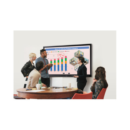 Sharp PN-70HC1E Pannello piatto per segnaletica digitale 177,8 cm (70") LCD 350 cd/m² 4K Ultra HD Nero Touch screen