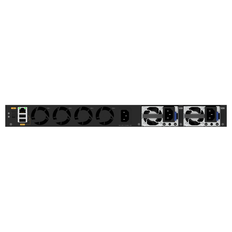 NETGEAR M4350-48G4XF Managed L3 Gigabit Ethernet (10/100/1000) Power over Ethernet (PoE) 1U Black NETGEAR M4350-48G4XF Managed L3 Gigabit Ethernet (10/100/1000) Power over Ethernet (PoE) 1U Black