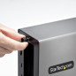 StarTech.com 2TBT3-PCIE-ENCLOSURE laptop dock/port replicator Wired Thunderbolt 3 Silver StarTech.com 2TBT3-PCIE-ENCLOSURE laptop dock/port replicator Wired Thunderbolt 3 Silver