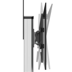 StarTech.com Carrello TV per Schermo da 32" a 75" - Regolazione Altezza One-Touch