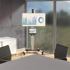 StarTech.com Carrello TV per Schermo da 32" a 75" - Regolazione Altezza One-Touch