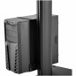 StarTech.com Scrivania sit stand - Postazione di lavoro mobile con supporto per monitor, CPU/PC, ripiano per tastiera -