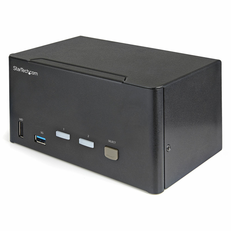 StarTech.com KVM Switch DisplayPort a due porte e triplo monitor DP - 4K 60Hz UHD HDR - KVM DP 1.2 per computer desktop con hub StarTech.com KVM Switch DisplayPort a due porte e triplo monitor DP - 4K 60Hz UHD HDR - KVM DP 1.2 per computer desktop con hub