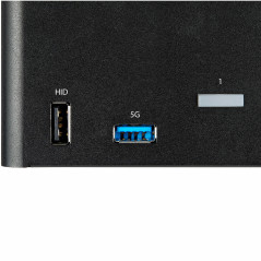 StarTech.com KVM Switch DisplayPort a due porte e triplo monitor DP - 4K 60Hz UHD HDR - KVM DP 1.2 per computer desktop con hub