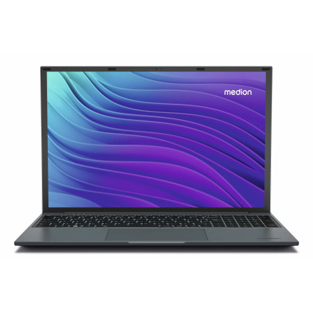 MEDION AKOYA MD62599 Intel® Core™ i5 i5-1235U Laptop 16" Full HD+ 16 GB LPDDR5-SDRAM 1 TB SSD Windows 11 Home Gray