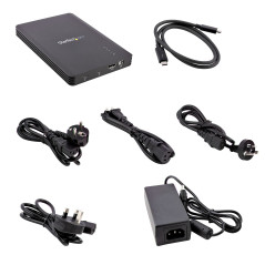 StarTech.com M2E4BTB3 contenitore di unità di archiviazione Box esterno SSD Nero M.2