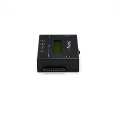 StarTech.com Duplicatore ed Eraser Standalone 1 1 per Hard Disk HDD SSD SATA con funzione Clone - Display LCD - Conforme TAA -