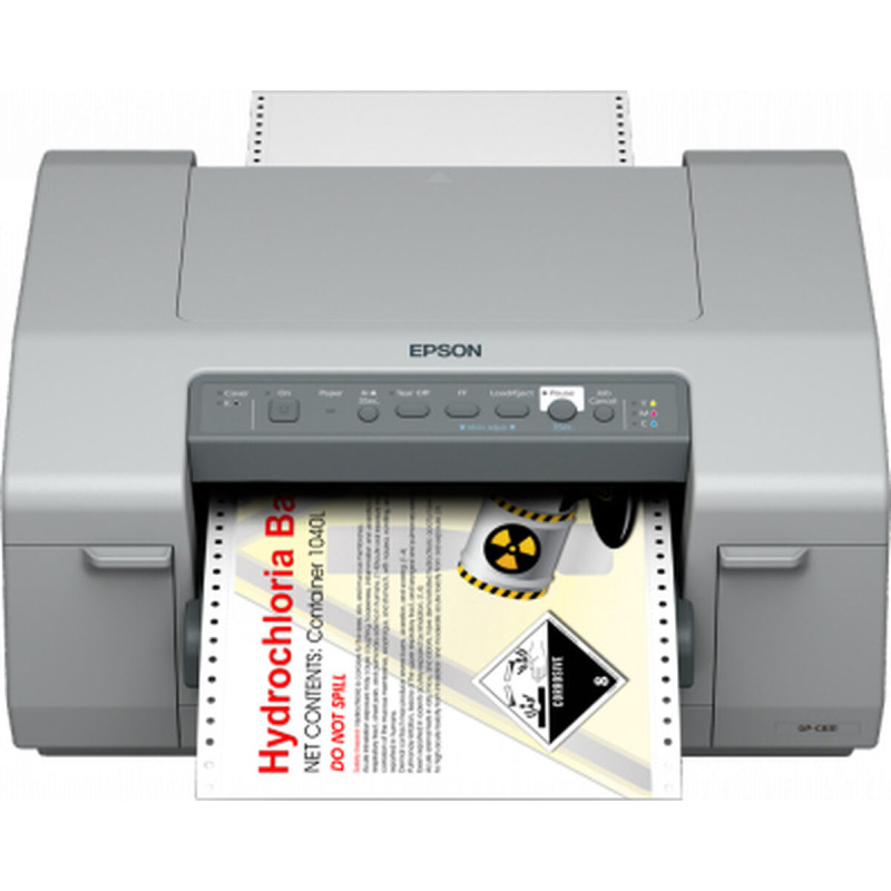 Epson GP-C831 label printer Inkjet Color 5760 x 1440 DPI 92 mm/sec Wired Ethernet LAN