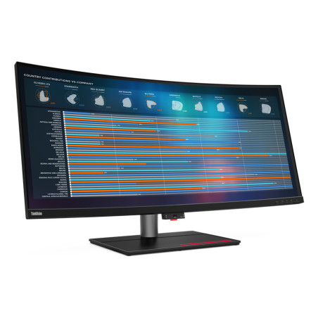 Lenovo ThinkVision P40w-20 LED display 39.7" 5120 x 2160 pixels 5K Ultra HD Black