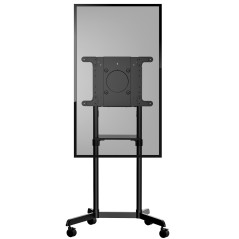 StarTech.com Carrello porta TV con ruote - Supporto TV portatile per schermi VESA da 37-70" (70 kg) - Supporto TV con ripiano e