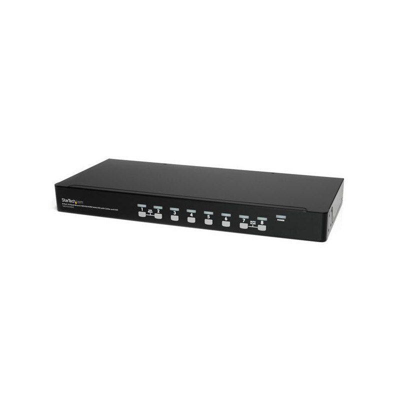 StarTech.com SV831DUSBUK KVM switch Rack mounting Black StarTech.com SV831DUSBUK KVM switch Rack mounting Black