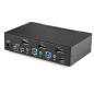 StarTech.com Switch KVM DisplayPort 2 porte - 4K 60Hz - Singolo schermo - Switch KVM USB UHD DP 1.2 a doppia porta - Hub USB StarTech.com Switch KVM DisplayPort 2 porte - 4K 60Hz - Singolo schermo - Switch KVM USB UHD DP 1.2 a doppia porta - Hub USB