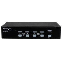 StarTech.com SV431DVIUAHR KVM switch Black