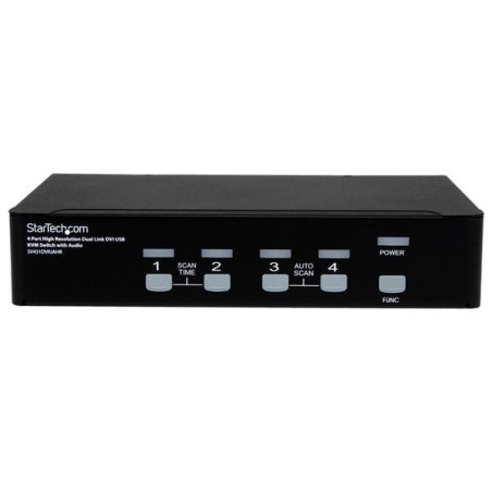 StarTech.com SV431DVIUAHR KVM switch Black