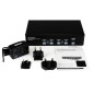 StarTech.com SV431DVIUAHR KVM switch Black