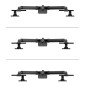 Neomounts DS65S-950BL2 Braccio per monitor 24-34" - molla a gas - Topfix - multiregolabile - 180°-stop