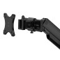 Neomounts DS65S-950BL2 Braccio per monitor 24-34" - molla a gas - Topfix - multiregolabile - 180°-stop