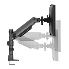 Neomounts DS65S-950BL2 Braccio per monitor 24-34" - molla a gas - Topfix - multiregolabile - 180°-stop