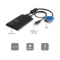 StarTech.com Adattatore Crash Cart portatile console KVM a USB 2.0 del laptop con trasferimento di file e Acquisizione Video StarTech.com Adattatore Crash Cart portatile console KVM a USB 2.0 del laptop con trasferimento di file e Acquisizione Video